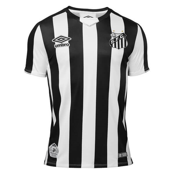 Camiseta Santos Replica Segunda Ropa 2019/20 Negro Blanco